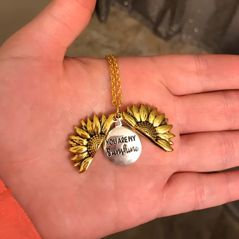 Sunflower Pendant Necklace - SJB-DIAMOND ELITES