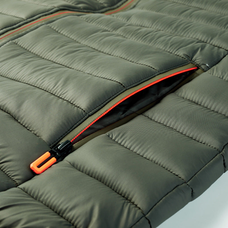 Fashion Men's Autumn Vest Stand-Collar Cotton Jacket
