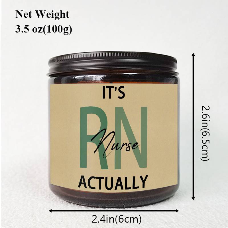 1pc Lavender Scented Candle 5.3oz Soybean Wax Best Nurse Ever Gifts Idea for Women Men RN Friend Nursing Supervisor Bestie Guy Cowoker Him Her on Practitioner School Nurse Graduation Thank You Appreciation Birthday Christmas Lootquake LLC
