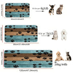 1pc Ultra-Absorbent Dog Paw Prints Doormat - Stylish Entrance Rug for Muddy Paws, Quick Drying, Non-slip Sleeping Blanket, Perfect for Busy Pet Homes Lootquake LLC