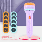 Cartoon Projection Flashlight 80 Patterns Creative Children Flashlight Toy Projector Baby Toys Bedtime Story Book Pi-Mart