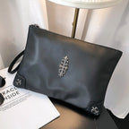 Men's stylish fashion evening clutch bags rivet messenger bags iPad wrist bags, wristlet purses,