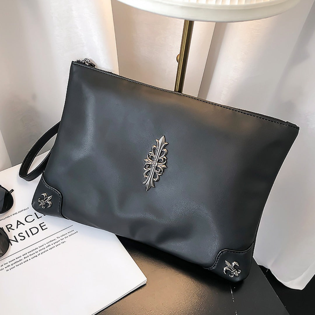 Men's stylish fashion evening clutch bags rivet messenger bags iPad wrist bags, wristlet purses,