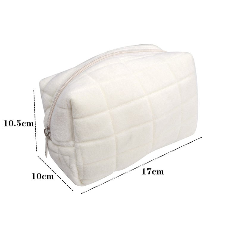 Fur Makeup Bag - SJB-DIAMOND ELITES