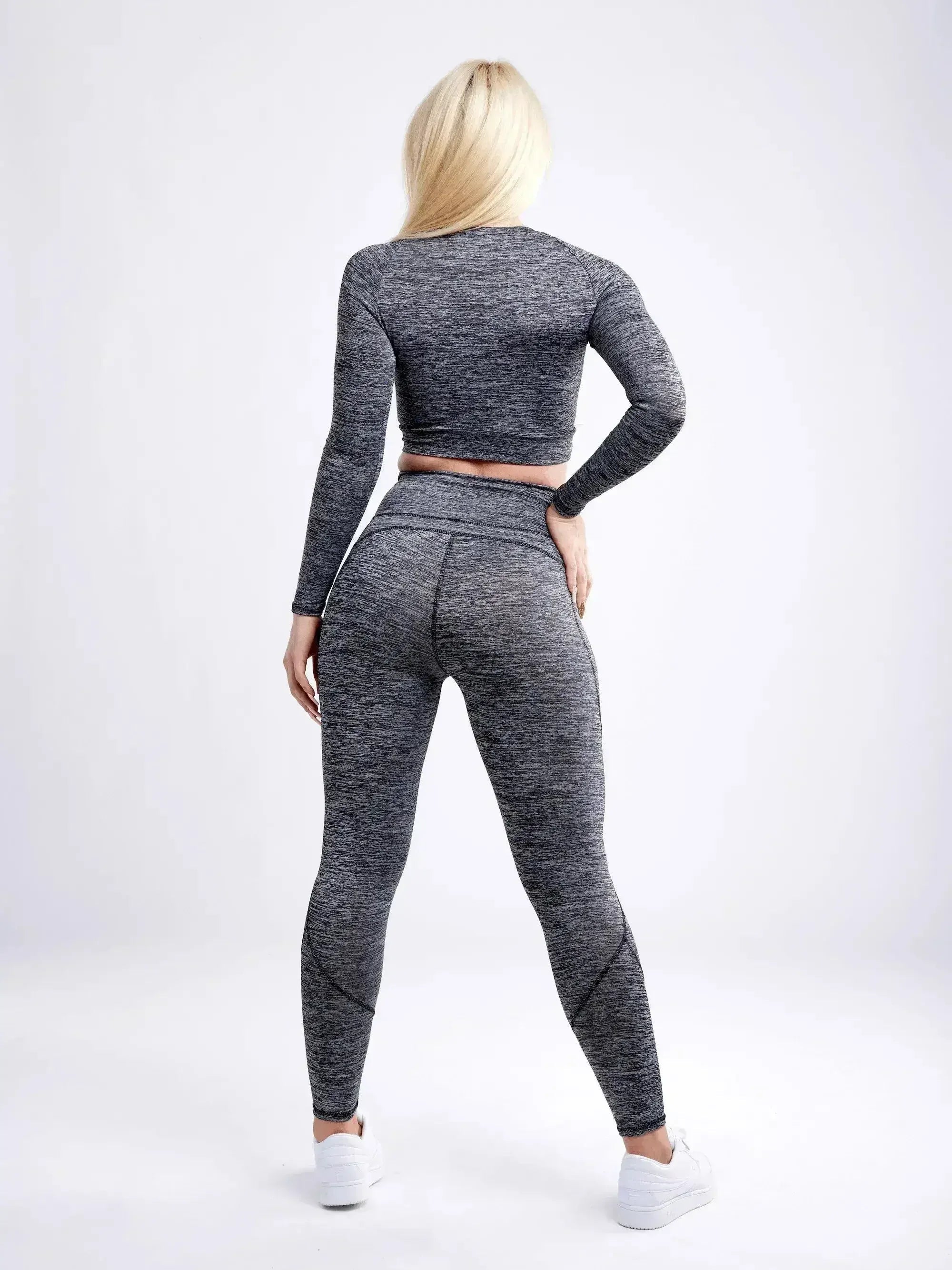 Long-Sleeve Crop Top - SJB-DIAMOND ELITES