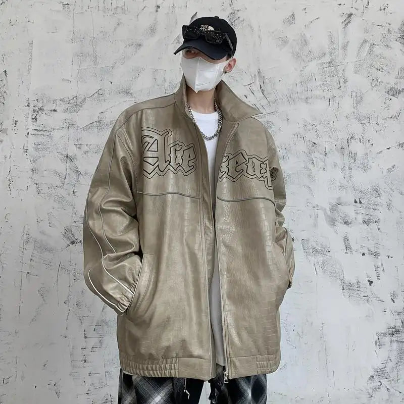 High Street Locomotive PU Snake Skin Pattern Overalls