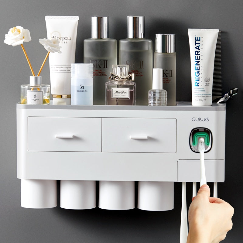 Bathroom Magnetic Storage Rack Pi-Mart