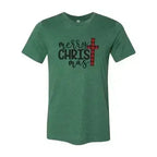 Merry Christmas Cross Shirt - SJB-DIAMOND ELITES