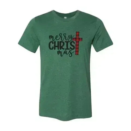 Merry Christmas Cross Shirt - SJB-DIAMOND ELITES