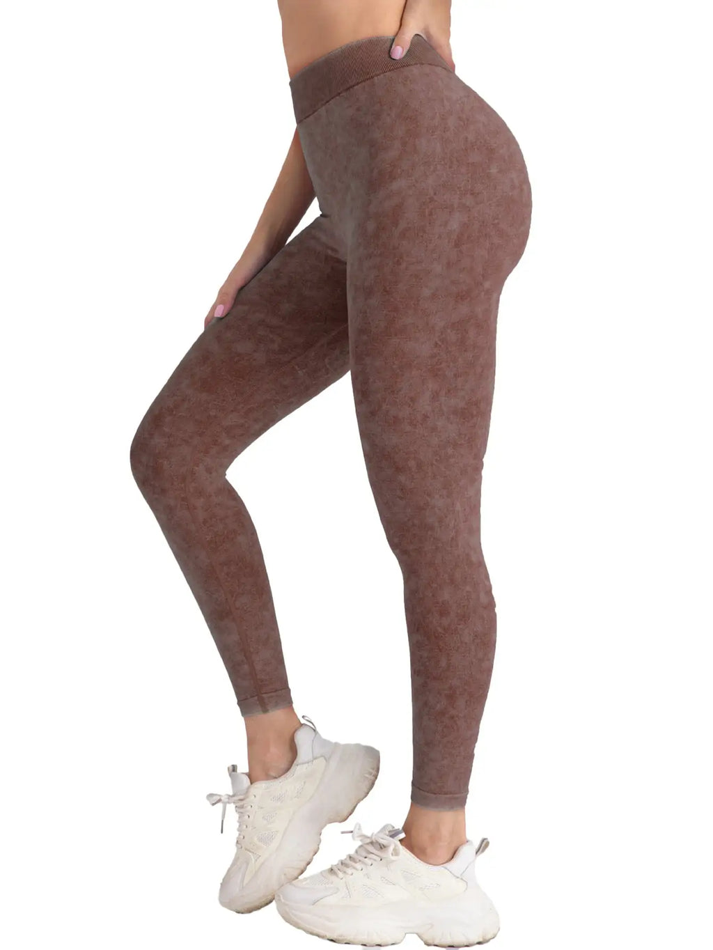 2 Pieces High Waist V Back Yoga Pants Tummy Control Running Workout Tight - SJB-DIAMOND ELITES