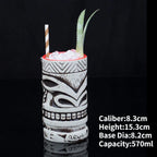 Hawaii Ceramic Tiki Mugs Pi-Mart