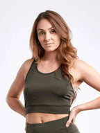Racerback Training Crop Tank – Lightweight & Breathable for Workouts - SJB-DIAMOND ELITES