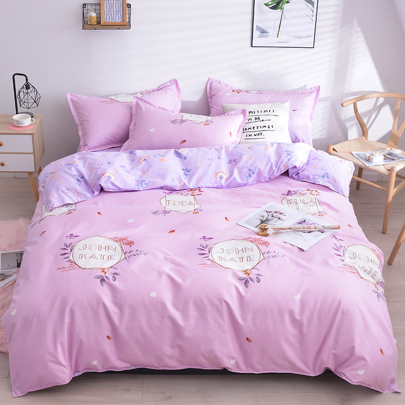 Scandinavian Style Simple Duvet Cover Single Bed Pi-Mart