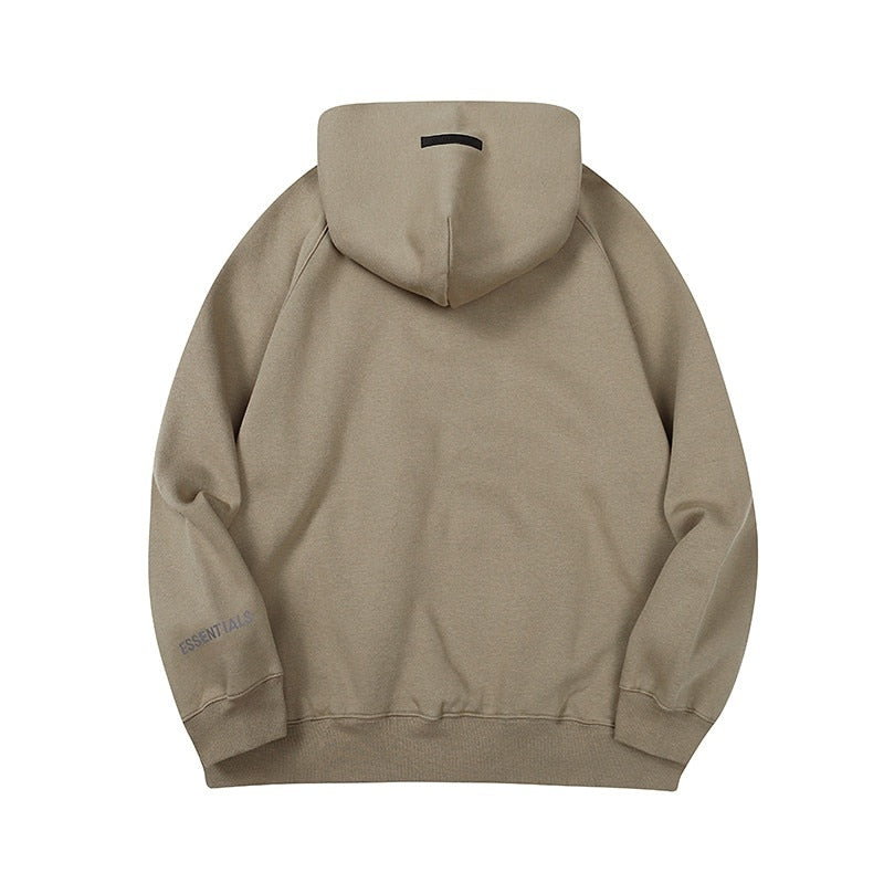 Essentials Chest Letters Printing Hooded Sweatshirts Pi-Mart