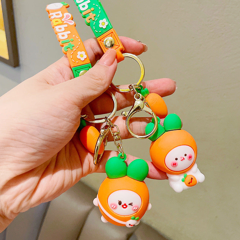 Keychain Car Pendant Doll Backpack Hanging Decoration Keychain Pi-Mart