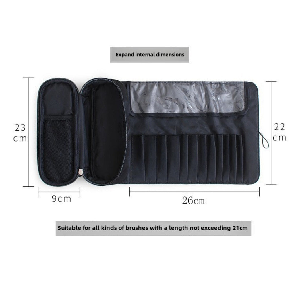 Travel makeup bag,Makeup bag organizers,Makeup bags small, makeup bag, makeup brush bag, storage bag multi-function, folding professional beauty makeup storage bag - SJB-DIAMOND ELITES