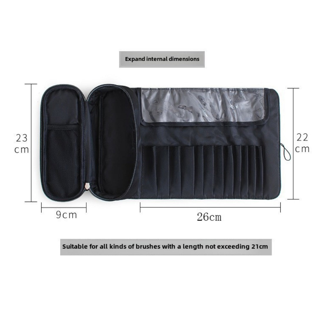 Travel makeup bag,Makeup bag organizers,Makeup bags small, makeup bag, makeup brush bag, storage bag multi-function, folding professional beauty makeup storage bag - SJB-DIAMOND ELITES