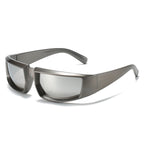 Super Texture Cool Sunglasses Futuristic Technology Punk Pi-Mart