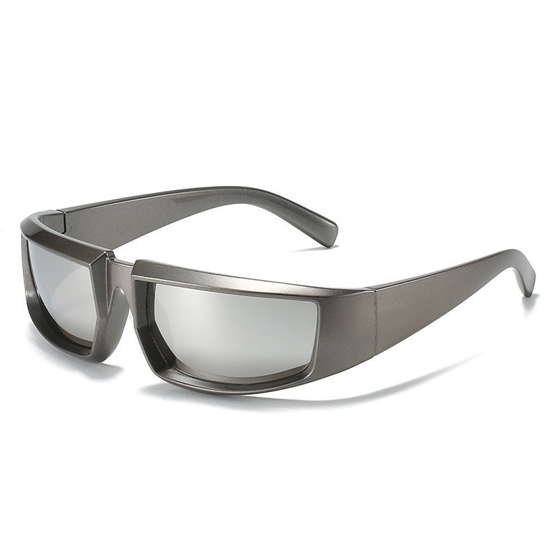 Super Texture Cool Sunglasses Futuristic Technology Punk Pi-Mart