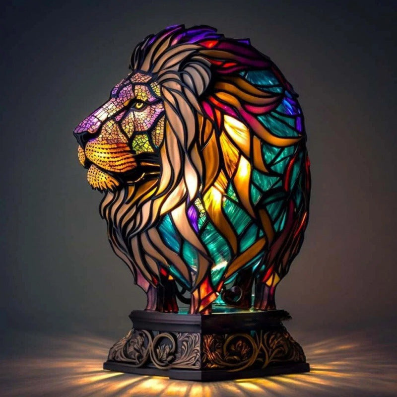 Magic Strange Animal Image Sculpture Colorful Light Ornaments Pi-Mart