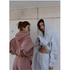 New Style Autumn And Winter Women's New Casual Hoodie Coat Sports Suit - SJB-DIAMOND ELITES