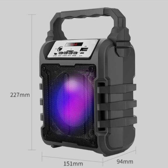 New Portable Bluetooth Speaker Outdoor Portable Square Dance Speaker Pi-Mart