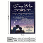 Cozy Blanket Gift - Soft, Funny, and Heartwarming Birthday Present for Mom, Daughter's Thoughtful Mother's Day, Christmas, and Birthday Gift Idea for Mothers Lootquake LLC