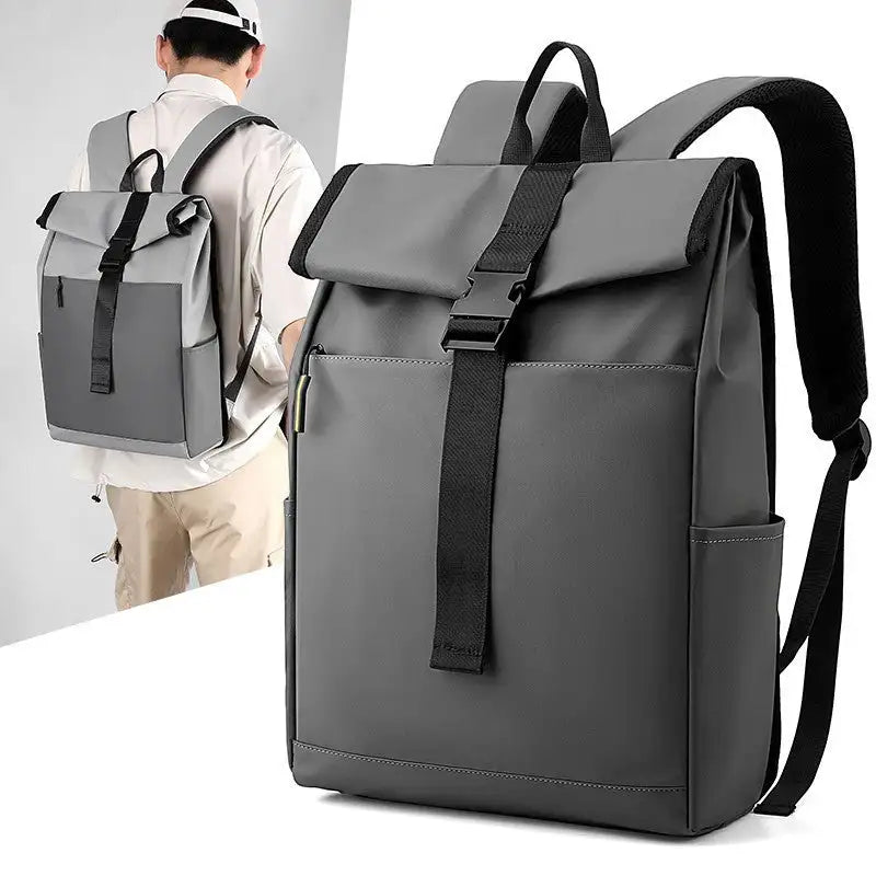 Casual Fashion Backpack For Men Women New Laptop Backpack Oxford Cloth Waterproof Short Distance Travel Backpack Men Black - SJB-DIAMOND ELITES