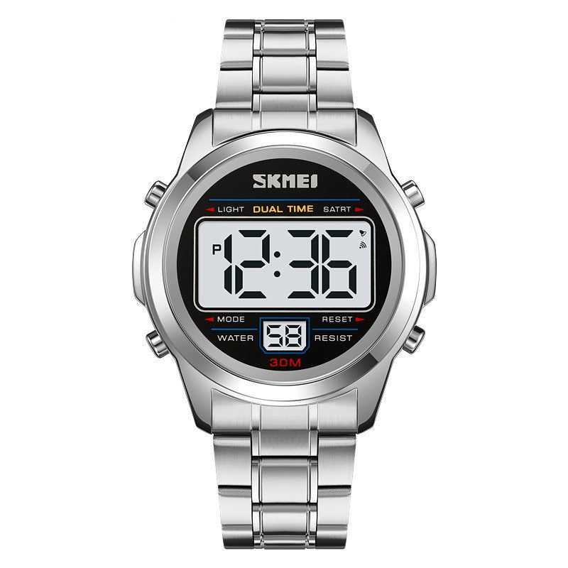Men's Watch Multifunctional Waterproof Luminous Electronic Pi-Mart