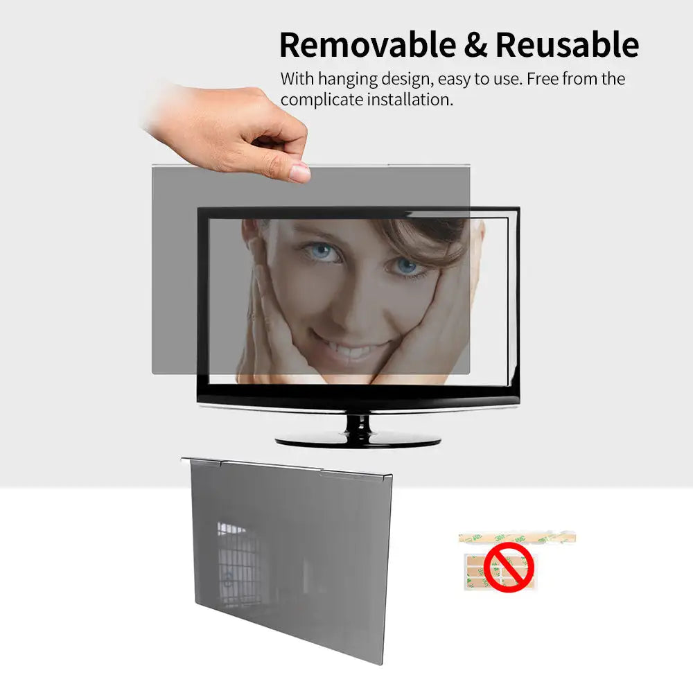 Widescreen Monitor Hanging Privacy Screen Filter Anti UV Film High-transmittance Eye Protection Film for 23-24'' Desktop Monitor - SJB-DIAMOND ELITES