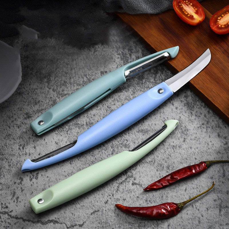 2 In 1 Peeler Cutter Kitchen Multi-function Vegetable Fruit Potato Cucumber Grater Peeler Portable Durable Kitchen Tools Pi-Mart