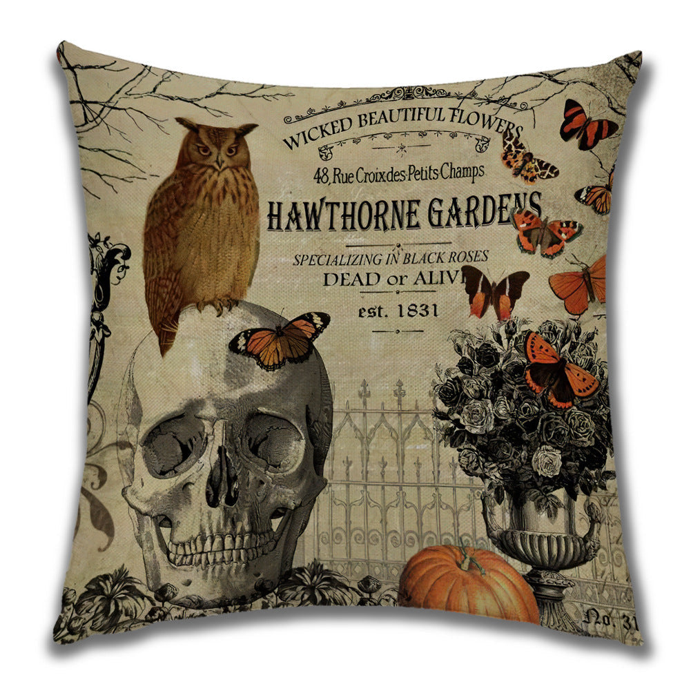 Cartoon Pumpkin Castle Sofa Cushion Cushion Pillowcase Pi-Mart