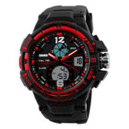 Fashion Digital Army Military Watch Mens Sports  Wristwatch  Shock Resist Clock Quartz Watch Waterproof 50M - SJB-DIAMOND ELITES