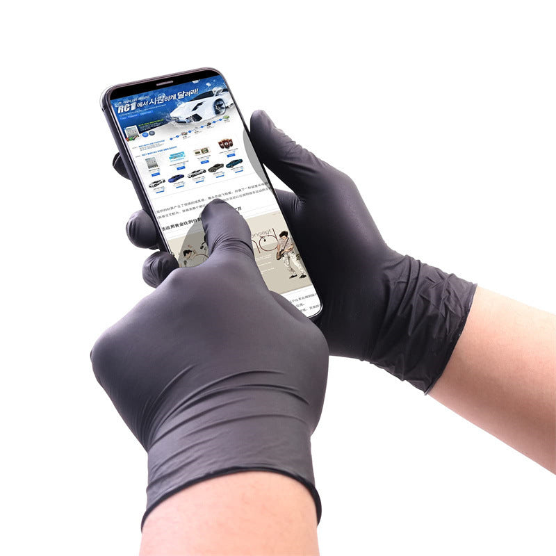 Disposable Black Composite Hand Black Protective Gloves Pi-Mart