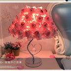Creative Simple European Table Lamp Bedroom Bedside Rose Pi-Mart