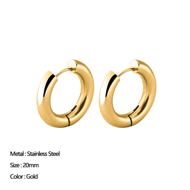 Classic Stainless Steel Ear Buckle Pi-Mart