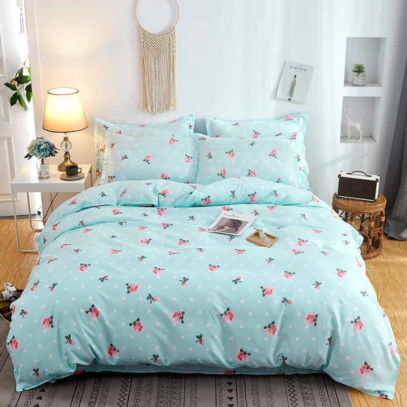 Summer Student Dormitory Three-piece Set Of Bed Linen And Quilt Cover Pi-Mart