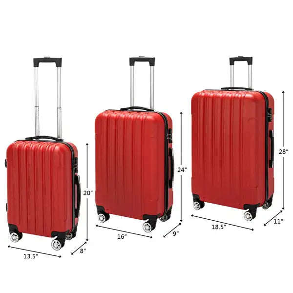 Vertical Pattern Three In One Handle Universal Wheel Pull Rod Box - SJB-DIAMOND ELITES
