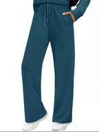 Plus Comfort Duo: Versatile Top & Pants Ensemble THRIXINE