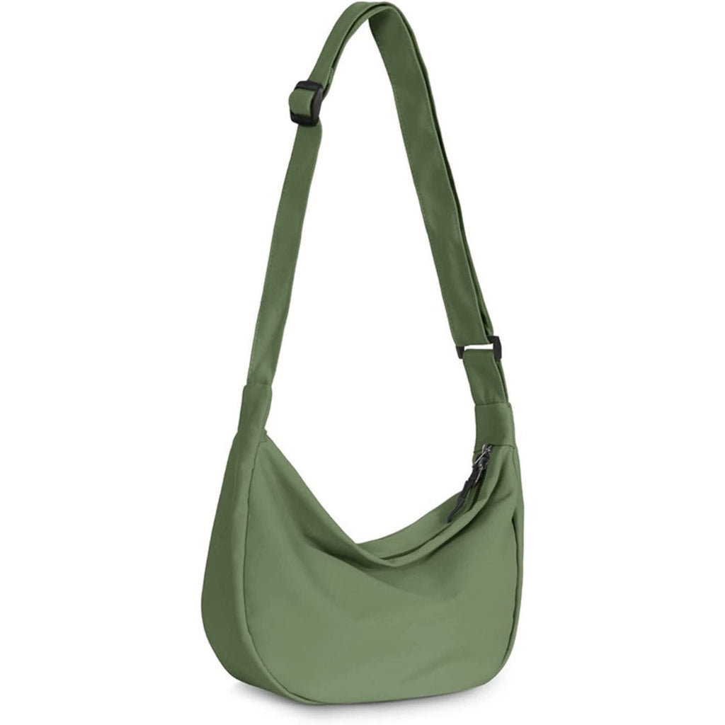 Small crossbody bag, versatile fashion cross body bag, commuter shoulder bag, nylon casual slouchy bag - SJB-DIAMOND ELITES