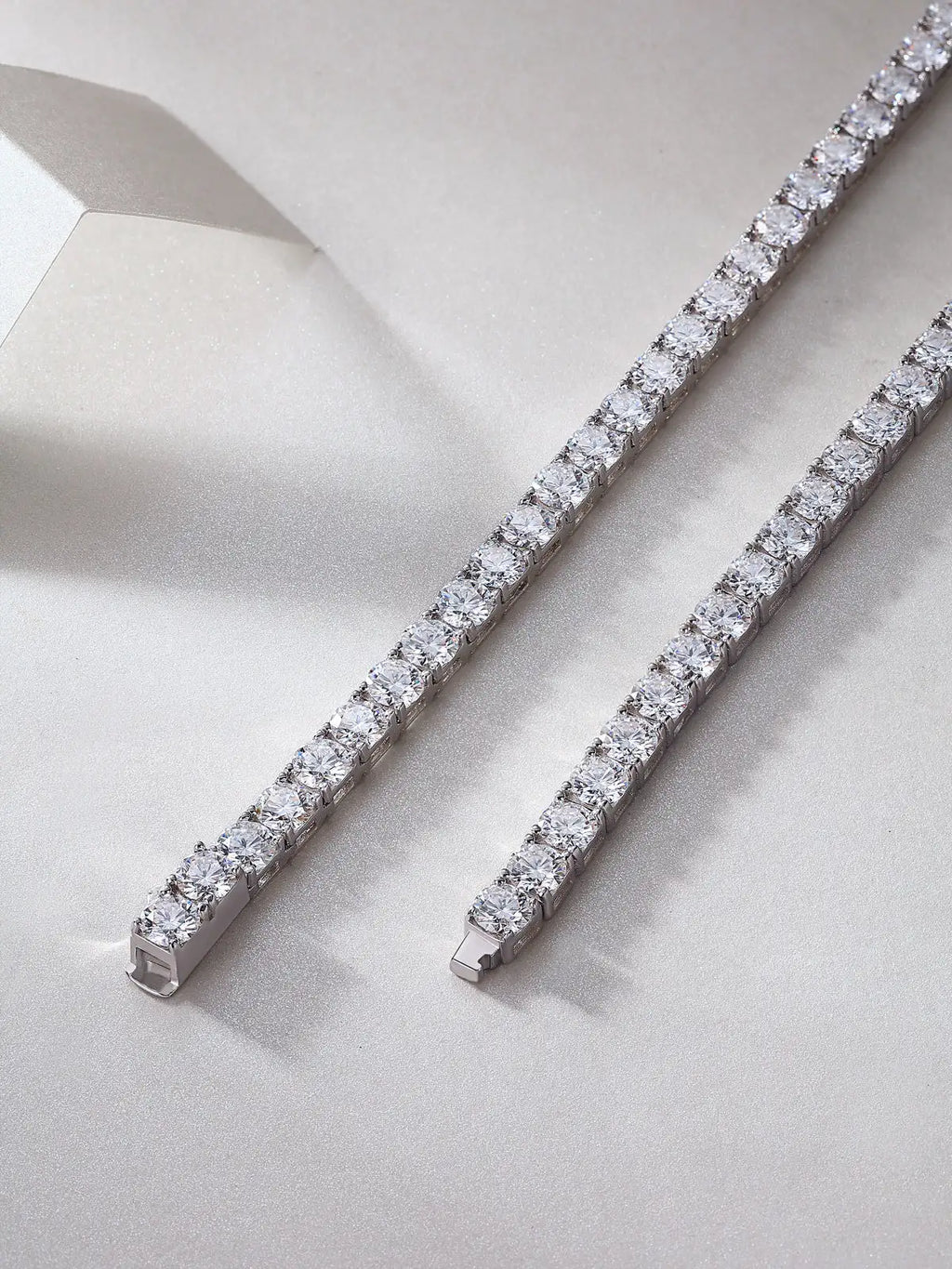Endless Stream Of Stars 0.5ct Luxury Fashion Mossan Diamond S925 Silver Necklace