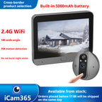 Night Vision Digital Door Viewer Video Doorbell Surveillance Camera 3MP Pi-Mart