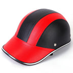 1Pc Safety Bicycle Helmet Adjustable Windproof Bike Helmet Sunshade Baseball Cap Anti-UV Cycling Motorcycle Hat Leather Helmet Lootquake LLC
