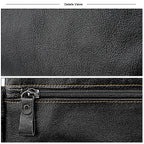 Multifunctional Genuine Leather Chest Bag & Waist Bag for Men and Women – Fanny Pack for Travel, Sports, Running, and Holidays with Multiple Pockets - SJB-DIAMOND ELITES