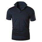 Men's Sports T-shirt Polo Shirt Short Sleeve Red Shirt Golf Tennis Pi-Mart
