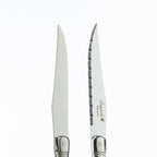 Stainless Steel Rosewood Wooden Handle Western Knife Steak Knife And Fork Set Pi-Mart
