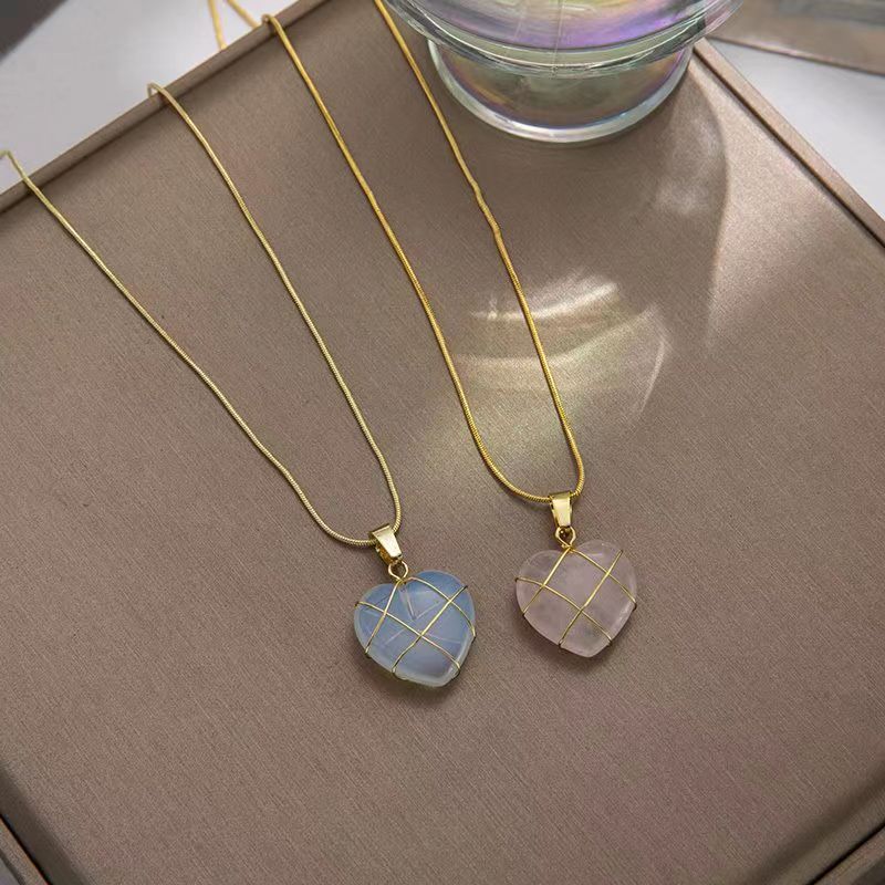 Fashion Moonstone Necklace For Cartoon Princess Love Girl Necklace Novelty Jewelry Pi-Mart