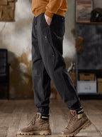 Men's Full Size Casual Drawstring Cargo Joggers Plus Size