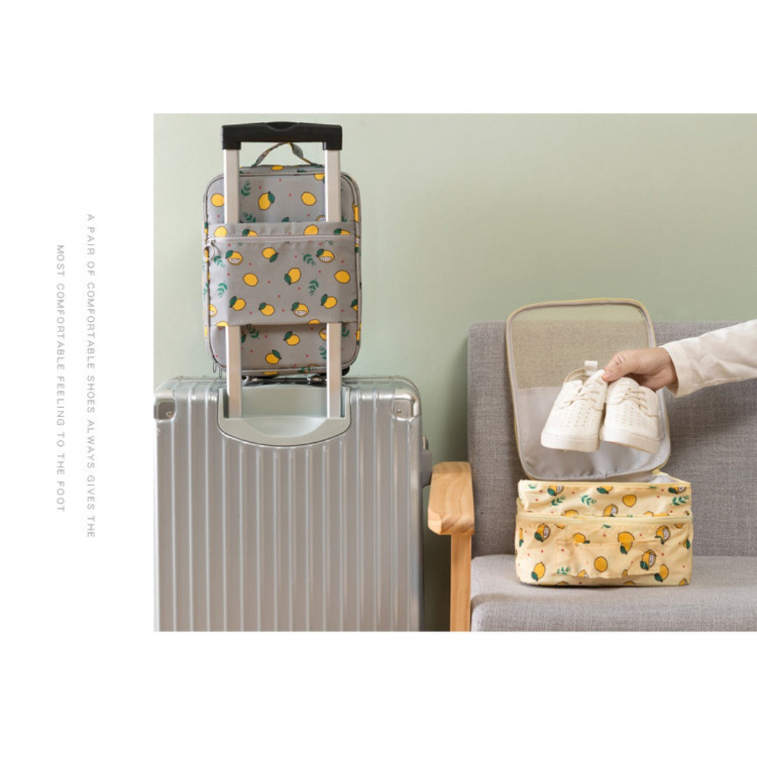 Large capacity can hold three pairs of shoes convenient Oxford cloth storage bag, waterproof shoe bag, suitcase trolley shoe bag - SJB-DIAMOND ELITES