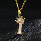 Zircon Alphabet Necklace - SJB-DIAMOND ELITES